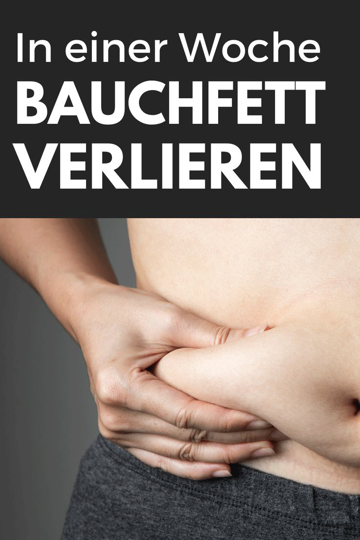 Schnell abnehmen am Bauch In einer Woche Bauchfett verlieren Copaay